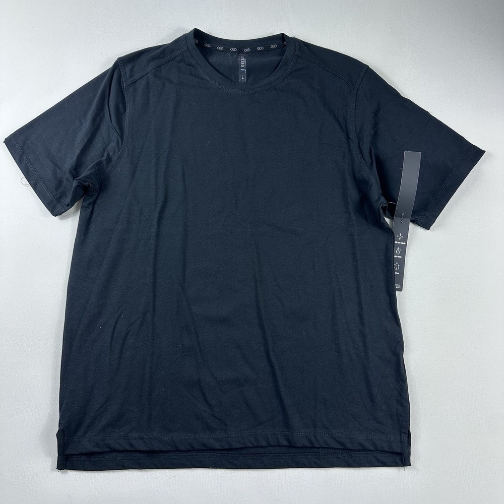 Leg3nd Inspire T Shirt Men Large Active Training Gym Short Sleeve Black Training
